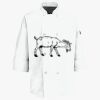 Button Chef Coat with Thermometer Pocket Thumbnail