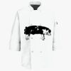 Button Chef Coat with Thermometer Pocket Thumbnail