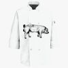 Button Chef Coat with Thermometer Pocket Thumbnail