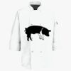 Button Chef Coat with Thermometer Pocket Thumbnail