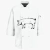 Button Chef Coat with Thermometer Pocket Thumbnail