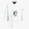 Button Chef Coat with Thermometer Pocket Thumbnail