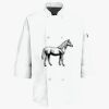 Button Chef Coat with Thermometer Pocket Thumbnail