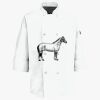 Button Chef Coat with Thermometer Pocket Thumbnail