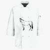 Button Chef Coat with Thermometer Pocket Thumbnail
