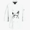 Button Chef Coat with Thermometer Pocket Thumbnail