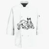 Button Chef Coat with Thermometer Pocket Thumbnail
