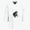 Button Chef Coat with Thermometer Pocket Thumbnail