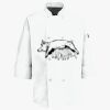 Button Chef Coat with Thermometer Pocket Thumbnail