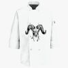 Button Chef Coat with Thermometer Pocket Thumbnail