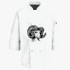 Button Chef Coat with Thermometer Pocket Thumbnail