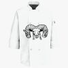 Button Chef Coat with Thermometer Pocket Thumbnail