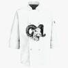 Button Chef Coat with Thermometer Pocket Thumbnail