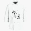 Button Chef Coat with Thermometer Pocket Thumbnail