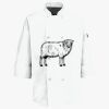 Button Chef Coat with Thermometer Pocket Thumbnail