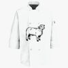 Button Chef Coat with Thermometer Pocket Thumbnail