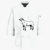 Button Chef Coat with Thermometer Pocket Thumbnail