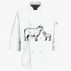 Button Chef Coat with Thermometer Pocket Thumbnail