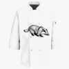 Button Chef Coat with Thermometer Pocket Thumbnail