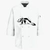 Button Chef Coat with Thermometer Pocket Thumbnail