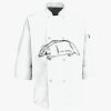 Button Chef Coat with Thermometer Pocket Thumbnail