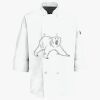 Button Chef Coat with Thermometer Pocket Thumbnail