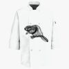 Button Chef Coat with Thermometer Pocket Thumbnail
