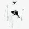 Button Chef Coat with Thermometer Pocket Thumbnail