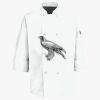 Button Chef Coat with Thermometer Pocket Thumbnail