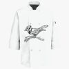 Button Chef Coat with Thermometer Pocket Thumbnail