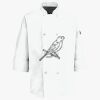 Button Chef Coat with Thermometer Pocket Thumbnail