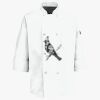 Button Chef Coat with Thermometer Pocket Thumbnail