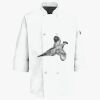 Button Chef Coat with Thermometer Pocket Thumbnail