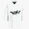 Button Chef Coat with Thermometer Pocket Thumbnail