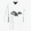 Button Chef Coat with Thermometer Pocket Thumbnail