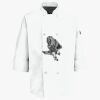 Button Chef Coat with Thermometer Pocket Thumbnail