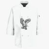 Button Chef Coat with Thermometer Pocket Thumbnail