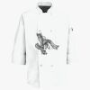 Button Chef Coat with Thermometer Pocket Thumbnail