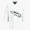 Button Chef Coat with Thermometer Pocket Thumbnail