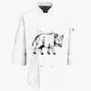 Button Chef Coat with Thermometer Pocket Thumbnail