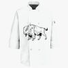 Button Chef Coat with Thermometer Pocket Thumbnail