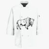 Button Chef Coat with Thermometer Pocket Thumbnail