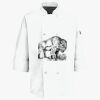 Button Chef Coat with Thermometer Pocket Thumbnail