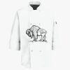 Button Chef Coat with Thermometer Pocket Thumbnail
