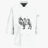 Button Chef Coat with Thermometer Pocket Thumbnail