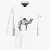 Button Chef Coat with Thermometer Pocket Thumbnail