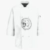 Button Chef Coat with Thermometer Pocket Thumbnail
