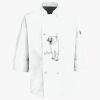Button Chef Coat with Thermometer Pocket Thumbnail