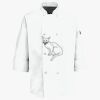 Button Chef Coat with Thermometer Pocket Thumbnail