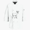 Button Chef Coat with Thermometer Pocket Thumbnail